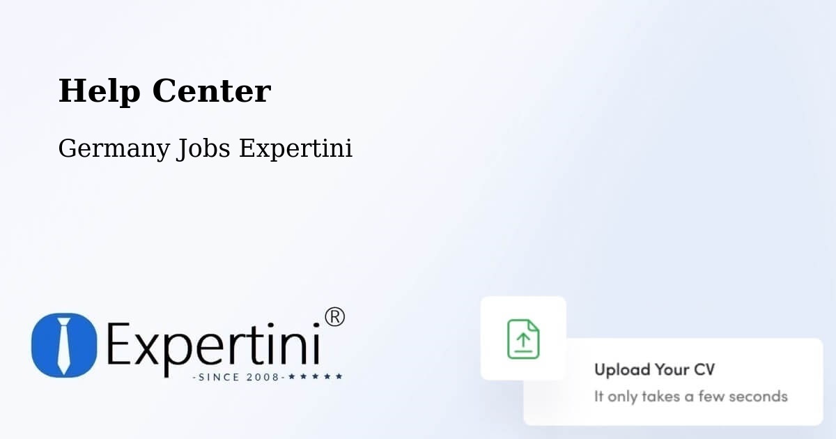 Help Center - Germany Jobs Expertini